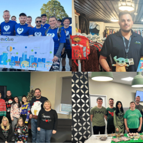 Reflecting on a Year of Giving: A Recap of Evolve’s Charitable Contributions.