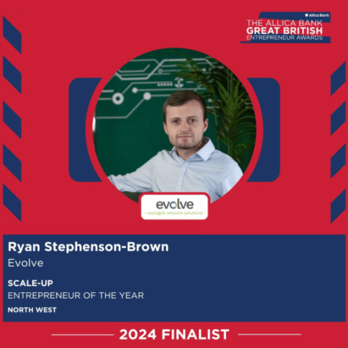 Evolve COO Shortlisted for the Great British Entrepreneur Awards.